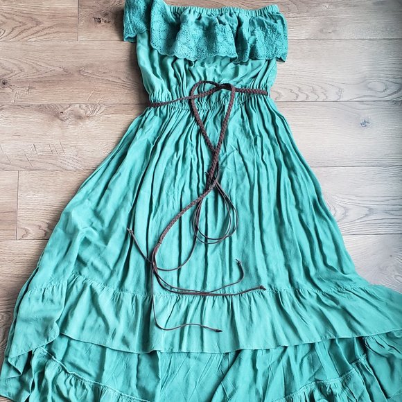 Rodeo Time! western Women's Strapless Summer Dress. - Picture 11 of 12